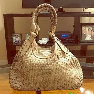OFFERS?? Cole Haan woven shoulder bag